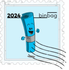 Binbag rolly stamp